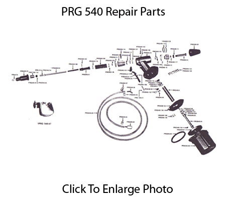 PRG540-104 Return Spring for PRG540 Pnuematic Rivet Tool 