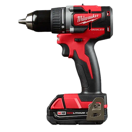 2 PC M18 Compact Brushless Drill Driver Impact Driver 2 Batt Kit Three Day Tool