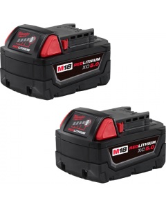 2-PK of M18 Battery Redlithium XC5 Extended Capacity