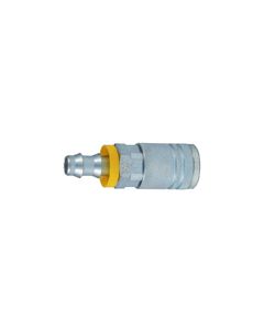 Amflo C20-44L Industrial  Coupler with  3/8 Lock-On Barb