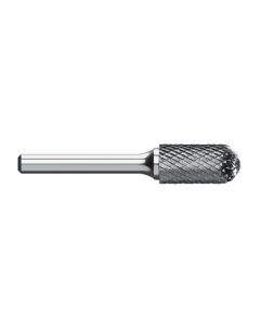 1/4 x 5/8 C cylindrical double cut carbide bur